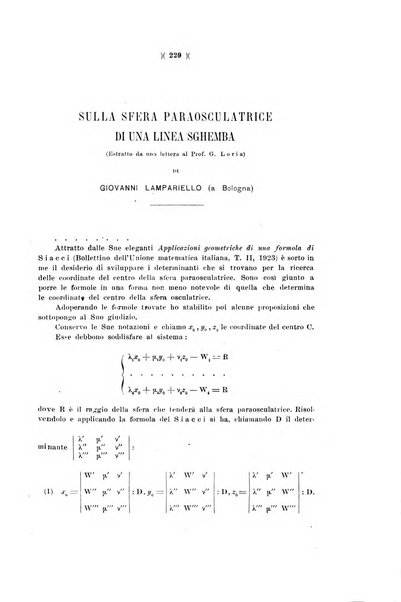 Giornale di matematiche di Battaglini