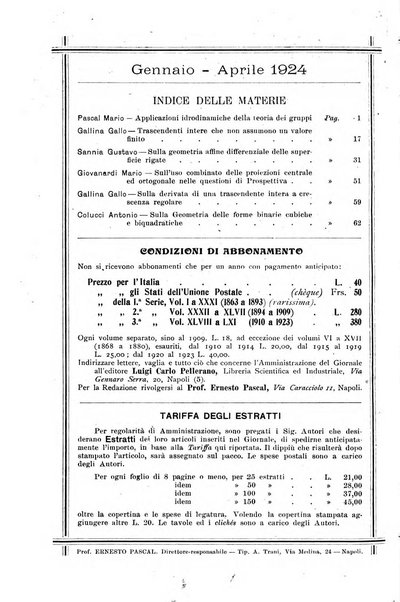 Giornale di matematiche di Battaglini