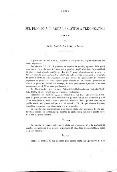 Giornale di matematiche di Battaglini