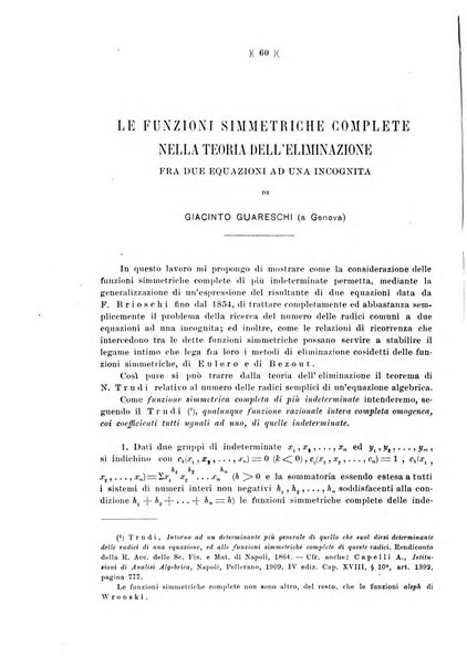 Giornale di matematiche di Battaglini