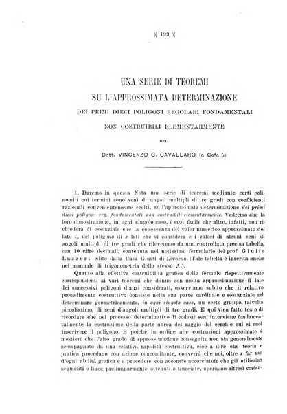 Giornale di matematiche di Battaglini