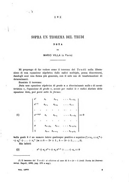 Giornale di matematiche di Battaglini