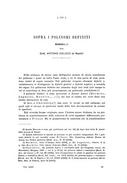 Giornale di matematiche di Battaglini