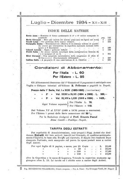 Giornale di matematiche di Battaglini