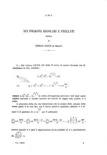 Giornale di matematiche di Battaglini