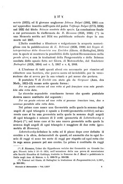 Giornale di matematiche di Battaglini