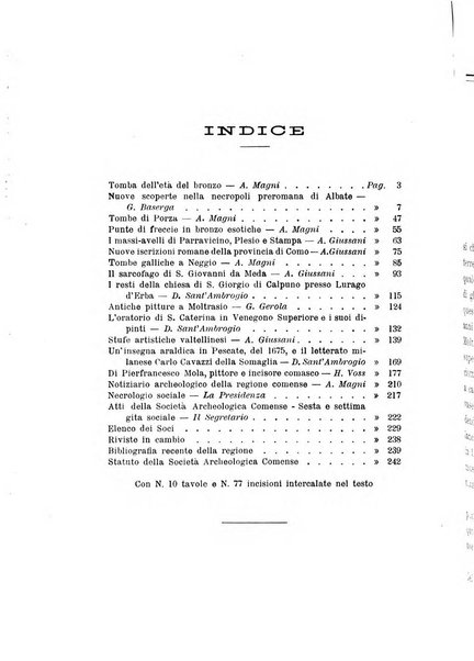 Rivista archeologica della provincia e antica diocesi di Como