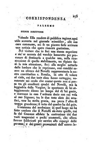 Giornale di scienze, lettere e arti per la Sicilia