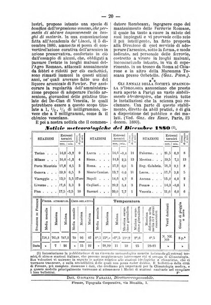 L'idrologia e la climatologia periodico bimestrale dell'Associazione medica italiana d'idrologia e climatologia