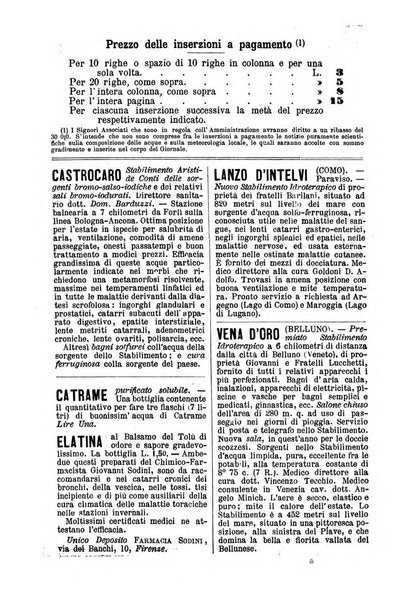 L'idrologia e la climatologia periodico bimestrale dell'Associazione medica italiana d'idrologia e climatologia