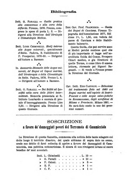 L'idrologia e la climatologia periodico bimestrale dell'Associazione medica italiana d'idrologia e climatologia