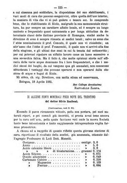 L'idrologia e la climatologia periodico bimestrale dell'Associazione medica italiana d'idrologia e climatologia