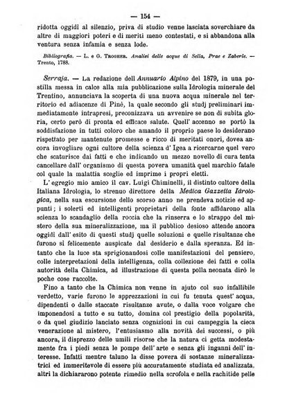 L'idrologia e la climatologia periodico bimestrale dell'Associazione medica italiana d'idrologia e climatologia