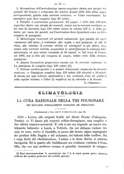 L'idrologia e la climatologia periodico bimestrale dell'Associazione medica italiana d'idrologia e climatologia