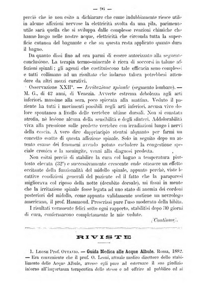 L'idrologia e la climatologia periodico bimestrale dell'Associazione medica italiana d'idrologia e climatologia