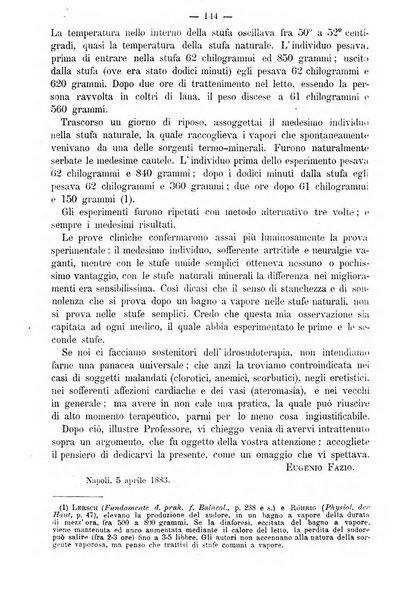 L'idrologia e la climatologia periodico bimestrale dell'Associazione medica italiana d'idrologia e climatologia