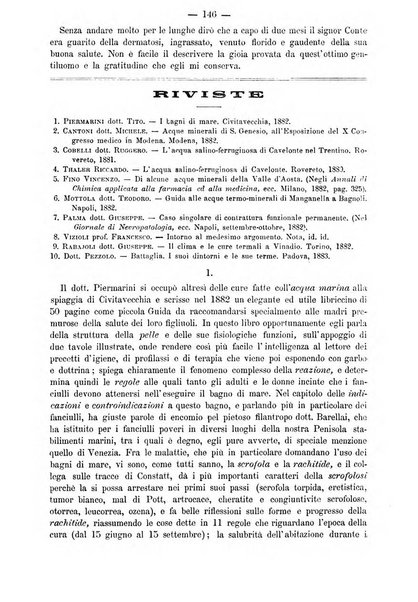 L'idrologia e la climatologia periodico bimestrale dell'Associazione medica italiana d'idrologia e climatologia