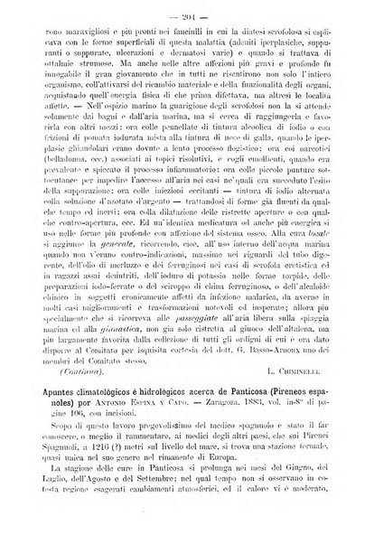 L'idrologia e la climatologia periodico bimestrale dell'Associazione medica italiana d'idrologia e climatologia