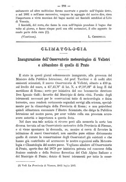 L'idrologia e la climatologia periodico bimestrale dell'Associazione medica italiana d'idrologia e climatologia