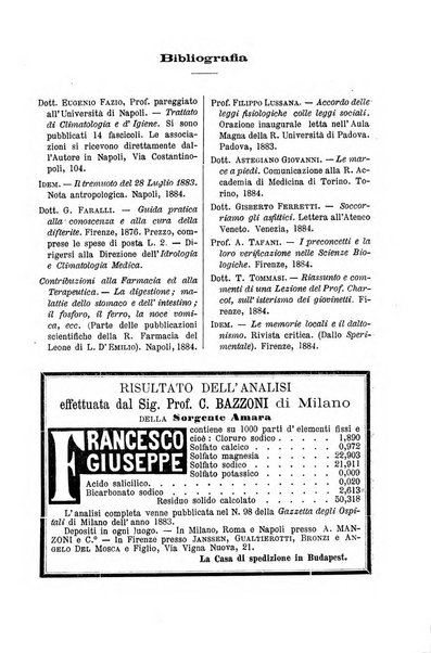 L'idrologia e la climatologia periodico bimestrale dell'Associazione medica italiana d'idrologia e climatologia