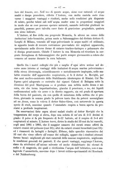 L'idrologia e la climatologia periodico bimestrale dell'Associazione medica italiana d'idrologia e climatologia