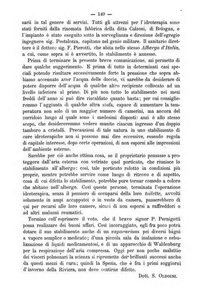 L'idrologia e la climatologia periodico bimestrale dell'Associazione medica italiana d'idrologia e climatologia