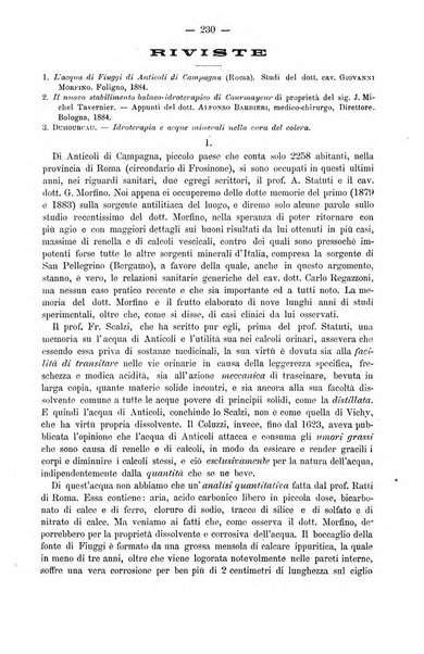 L'idrologia e la climatologia periodico bimestrale dell'Associazione medica italiana d'idrologia e climatologia