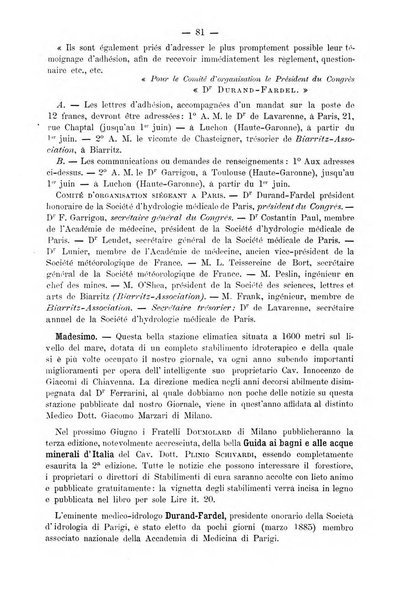 L'idrologia e la climatologia periodico bimestrale dell'Associazione medica italiana d'idrologia e climatologia