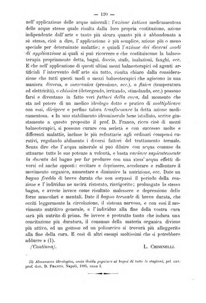 L'idrologia e la climatologia periodico bimestrale dell'Associazione medica italiana d'idrologia e climatologia