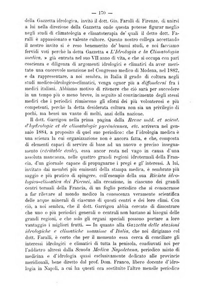 L'idrologia e la climatologia periodico bimestrale dell'Associazione medica italiana d'idrologia e climatologia