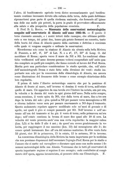 L'idrologia e la climatologia periodico bimestrale dell'Associazione medica italiana d'idrologia e climatologia