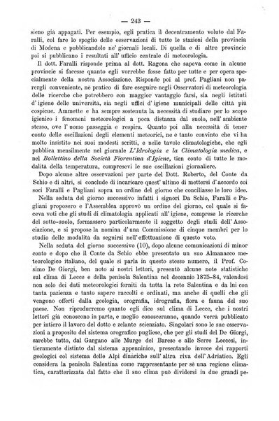 L'idrologia e la climatologia periodico bimestrale dell'Associazione medica italiana d'idrologia e climatologia