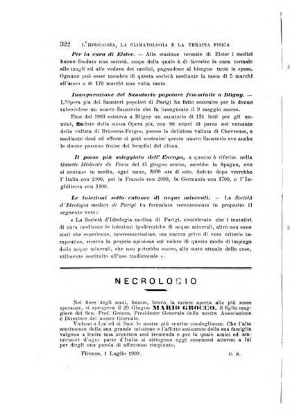 L'idrologia, la climatologia e la terapia fisica periodico mensile dell'Associazione medica italiana d'idrologia, climatologia e terapia fisica