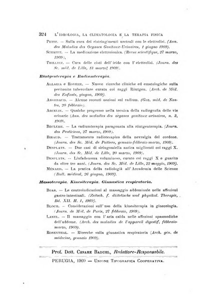 L'idrologia, la climatologia e la terapia fisica periodico mensile dell'Associazione medica italiana d'idrologia, climatologia e terapia fisica