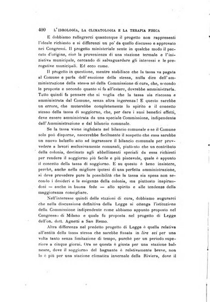 L'idrologia, la climatologia e la terapia fisica periodico mensile dell'Associazione medica italiana d'idrologia, climatologia e terapia fisica