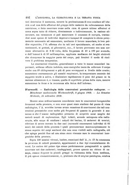 L'idrologia, la climatologia e la terapia fisica periodico mensile dell'Associazione medica italiana d'idrologia, climatologia e terapia fisica