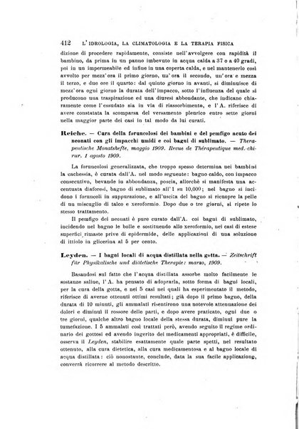 L'idrologia, la climatologia e la terapia fisica periodico mensile dell'Associazione medica italiana d'idrologia, climatologia e terapia fisica