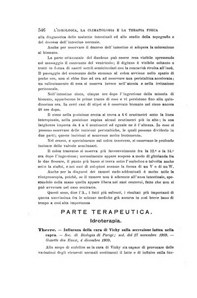 L'idrologia, la climatologia e la terapia fisica periodico mensile dell'Associazione medica italiana d'idrologia, climatologia e terapia fisica