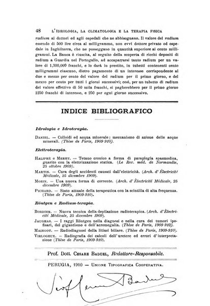 L'idrologia, la climatologia e la terapia fisica periodico mensile dell'Associazione medica italiana d'idrologia, climatologia e terapia fisica