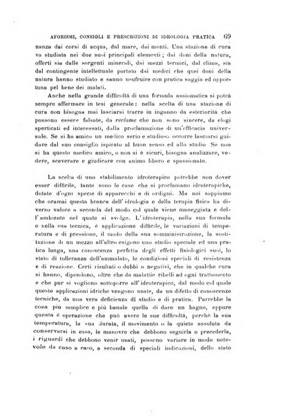 L'idrologia, la climatologia e la terapia fisica periodico mensile dell'Associazione medica italiana d'idrologia, climatologia e terapia fisica