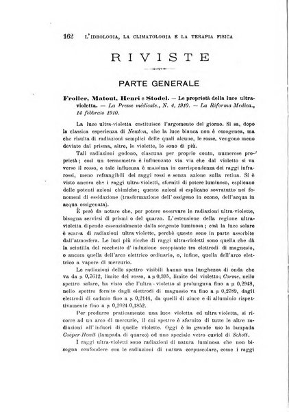 L'idrologia, la climatologia e la terapia fisica periodico mensile dell'Associazione medica italiana d'idrologia, climatologia e terapia fisica