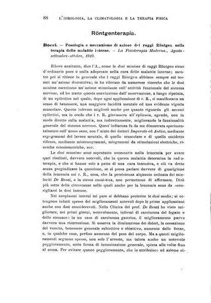 L'idrologia, la climatologia e la terapia fisica periodico mensile dell'Associazione medica italiana d'idrologia, climatologia e terapia fisica