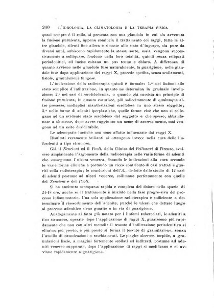 L'idrologia, la climatologia e la terapia fisica periodico mensile dell'Associazione medica italiana d'idrologia, climatologia e terapia fisica