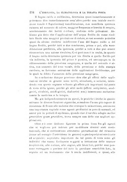 L'idrologia, la climatologia e la terapia fisica periodico mensile dell'Associazione medica italiana d'idrologia, climatologia e terapia fisica