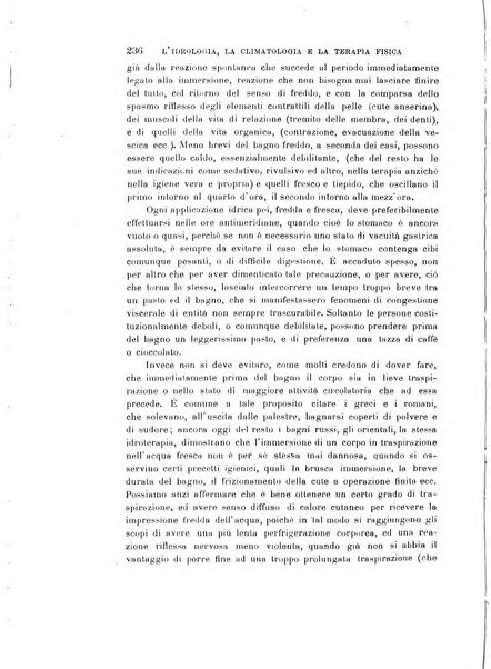 L'idrologia, la climatologia e la terapia fisica periodico mensile dell'Associazione medica italiana d'idrologia, climatologia e terapia fisica