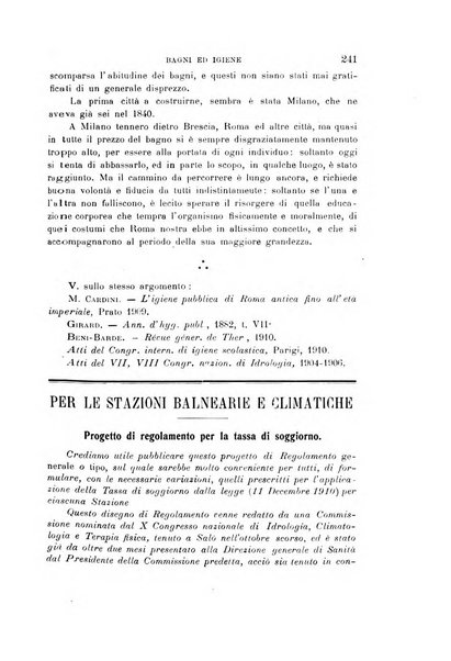 L'idrologia, la climatologia e la terapia fisica periodico mensile dell'Associazione medica italiana d'idrologia, climatologia e terapia fisica