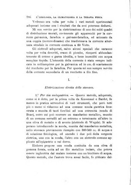 L'idrologia, la climatologia e la terapia fisica periodico mensile dell'Associazione medica italiana d'idrologia, climatologia e terapia fisica