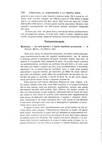 L'idrologia, la climatologia e la terapia fisica periodico mensile dell'Associazione medica italiana d'idrologia, climatologia e terapia fisica