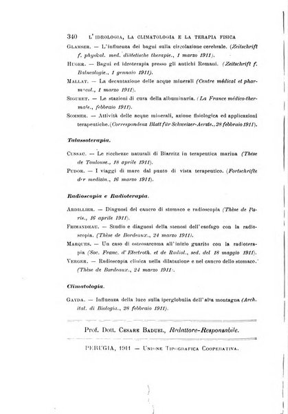 L'idrologia, la climatologia e la terapia fisica periodico mensile dell'Associazione medica italiana d'idrologia, climatologia e terapia fisica