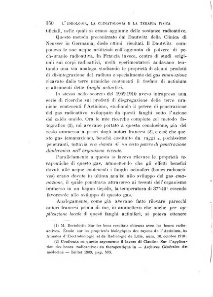 L'idrologia, la climatologia e la terapia fisica periodico mensile dell'Associazione medica italiana d'idrologia, climatologia e terapia fisica